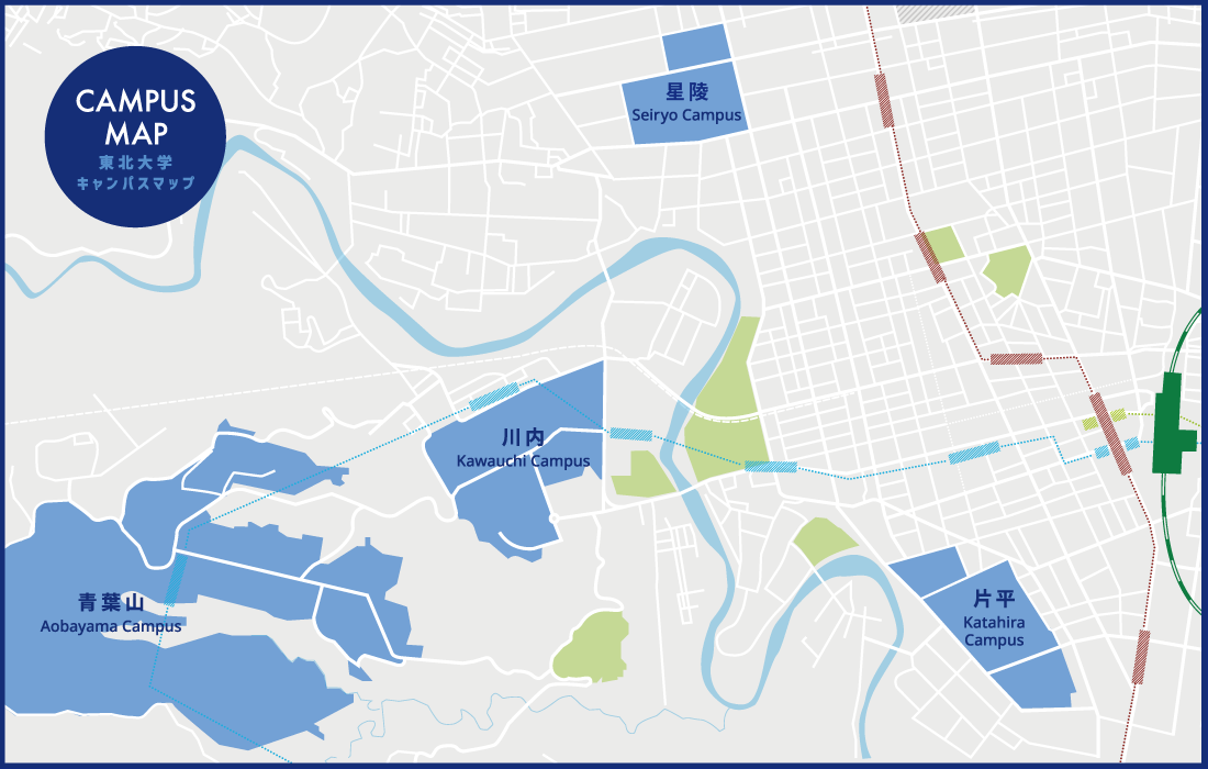 CAMPUS MAP 東北大学キャンパスマップ