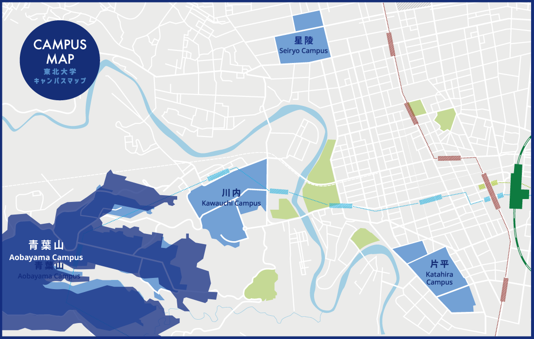 CAMPUS MAP 東北大学キャンパスマップ