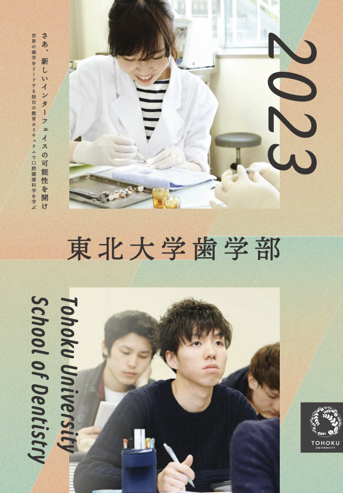 歯学部パンフレット2023｜東北大学オンラインオープンキャンパス